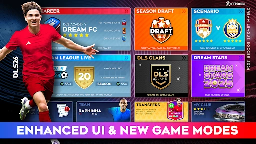 Zrzut ekranu z rozgrywki Dream League Soccer 2026